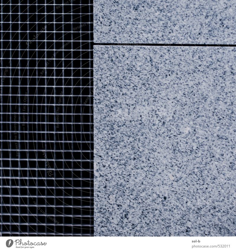 grid/line Town Building Architecture Wall (barrier) Wall (building) Esthetic Granite Grid Fence Safety (feeling of) Barrier Line Exceptional City life Modern
