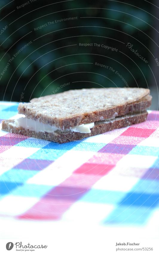 bread Bread Checkered Table Sandwich Nutrition Tablecloth