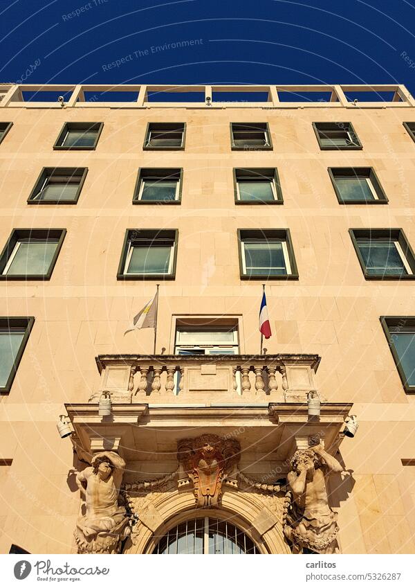 In the alleys of Toulon XI France Southern France Old town Mediterranean Building Facade Deserted Architecture Town Window Historic Vacation & Travel Tourism