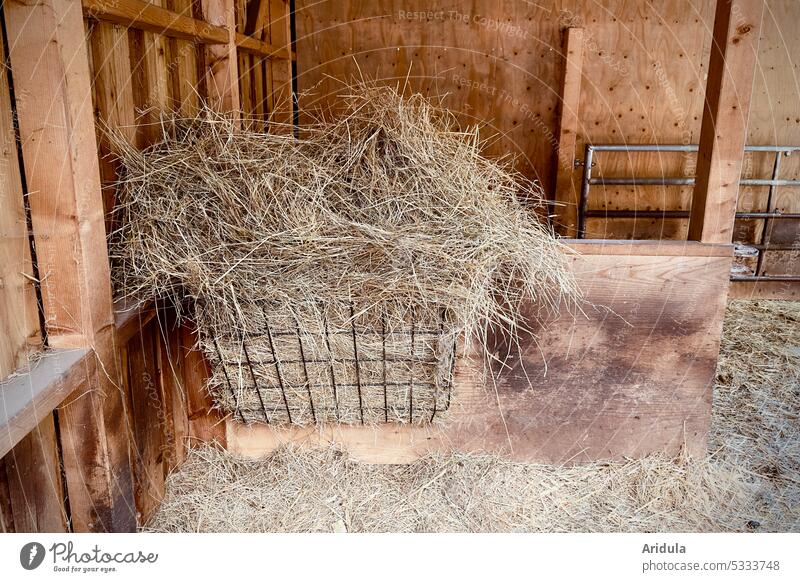 Another | needle in a haystack Hay Barn Feed animals Sheep shed Agriculture Farm Animal Straw crib feed trough Wood shelter Needle in a haystack
