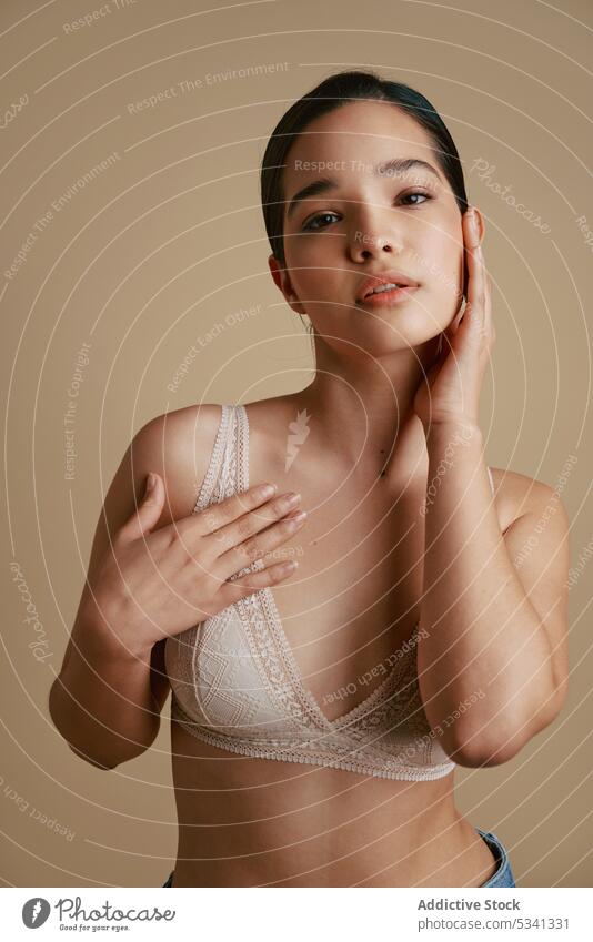 Stylish bra, Stock image