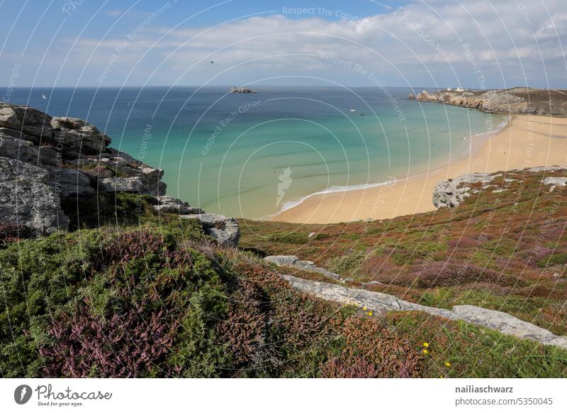 Crozon Peninsula, Crozon, France Ocean Colour photo Day Relaxation Hiking Freedom beach day Environment Sandy beach cloudy weather Exterior shot