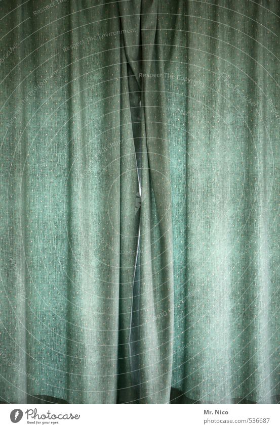 Tristesse obscure Lifestyle Flat (apartment) Interior design Window Hang Drape Observe Calm Gloomy Private sphere Abstract Closed Intimacy Curtain Cloth