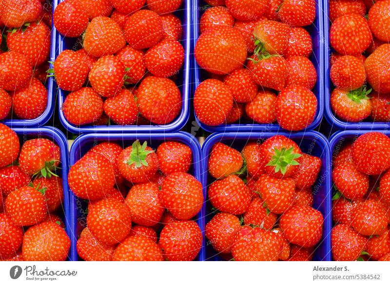 Strawberries in plastic bowls Strawberry Food fruit Fruit fruits