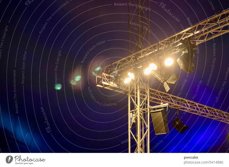 circus in the morning and theater in the evening Floodlight Light Lighting Circus Theatre Stage Stage lighting Shows Event Artificial light Culture Concert