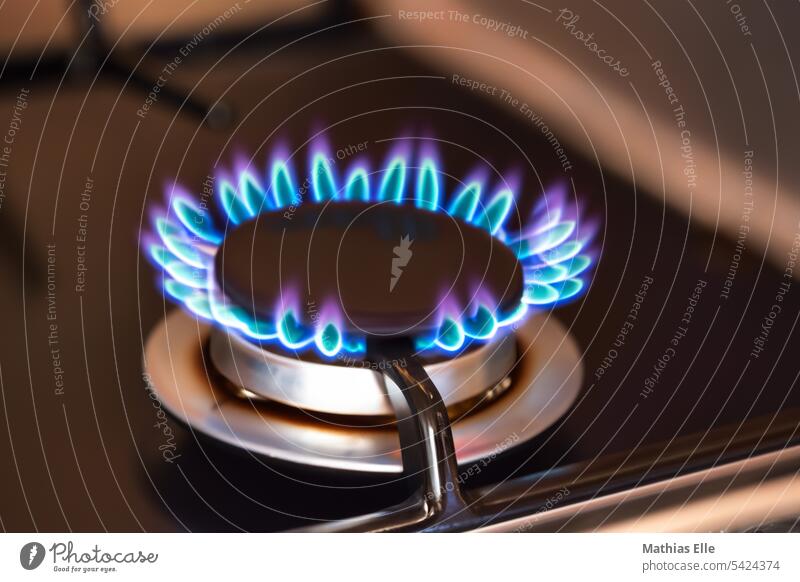 Gas flame with high energy costs Energy Energy industry Save energy Energy crisis gas price gas prices Gas stove Stove kiln Fire Flame energy revolution