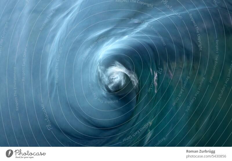 Ocean whirlpool, water vortex, Stock image