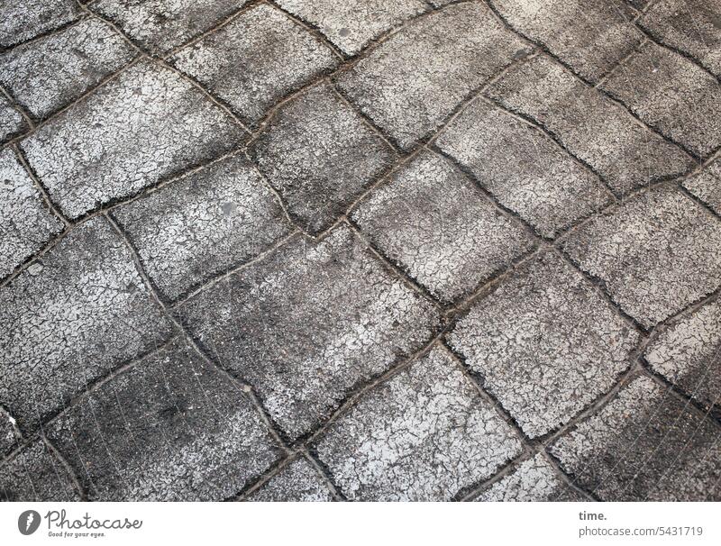 Pavement in Arles Street floor tiles urban Stone Pattern structure Undulating Art especially unusual interstices texture Surface Architecture Detail