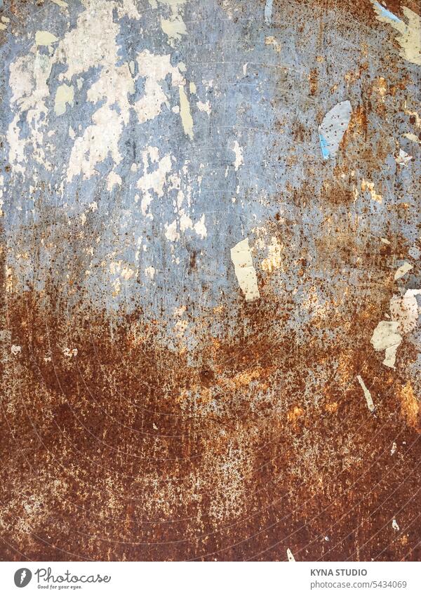 Rusty metal background abstract aged background. brown concrete corrosion design dirty empty gray grey grunge grungy industry iron material metallic old orange