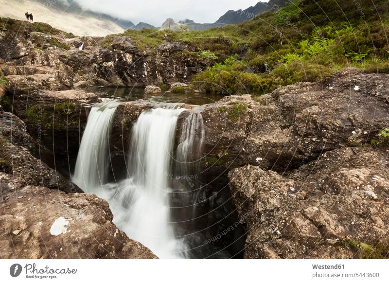 UK, Scotland, Isle of Skye, Fairy Pools Long Exposure Time Exposed Time Exposure pool pools rock rocks water waters body of water Solitude seclusion