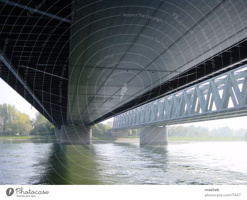 under the bridge Photographic technology Bridge River Water