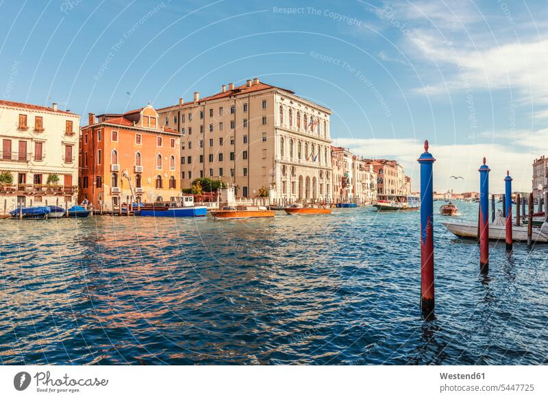 Italy, Venice, Canale Grande cloud clouds outdoors outdoor shots location shot location shots Architecture Incidental people People In The Background