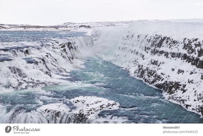 Iceland, Gullfoss waterfall beauty of nature beauty in nature Energy Vigour Vigor Spiritedness Vitality Power natural world waterfalls outdoors outdoor shots