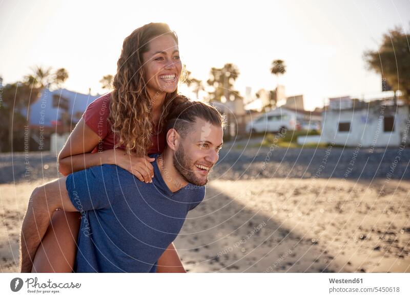 Piggyback Ride - Stock Photos