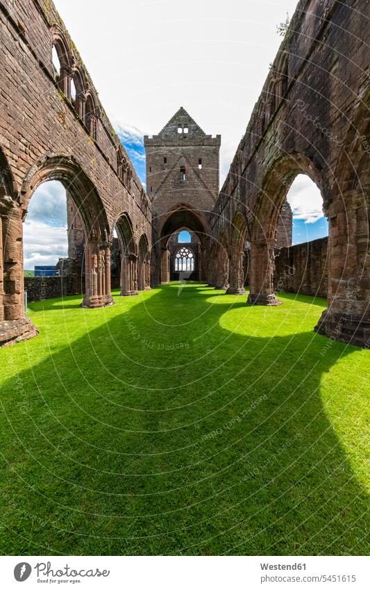United Kingdom, Scotland, Dumfries and Galloway, Sweetheart Abbey former nobody Cistercian monastery Travel built structure buildings built structures