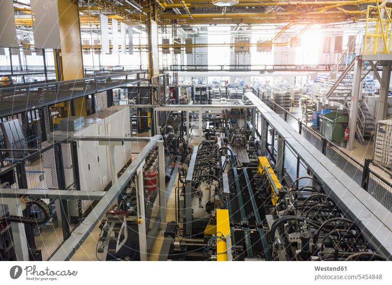Factory shop floor modern contemporary nobody plant factory plants factories production hall fabrication productions interior interior view economy economics