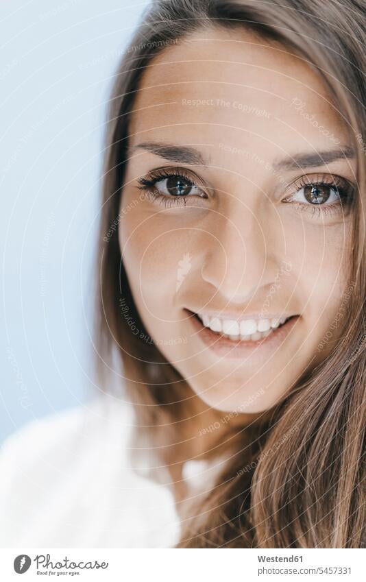 Portrait of a pretty, clever, young woman young women smart Prettiness portrait portraits females Adults grown-ups grownups adult people persons human being