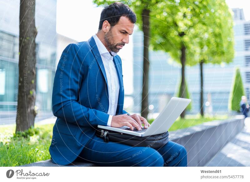 Businessman using laptop mobile working using a laptop Using Laptops wireless Wireless Connection Wireless Technology Wireless Communication Laptop Computers