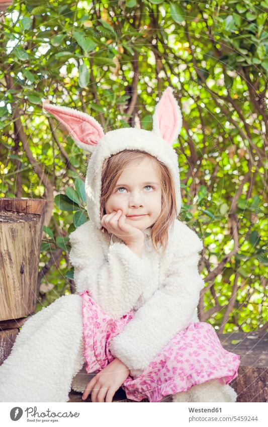 bunny little girl costume