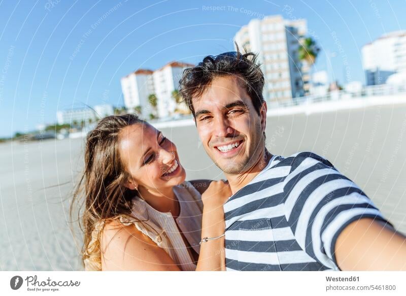 Selfie-portrait Funny Couple Lying On Grass Stock Photo 464998997 |  Shutterstock