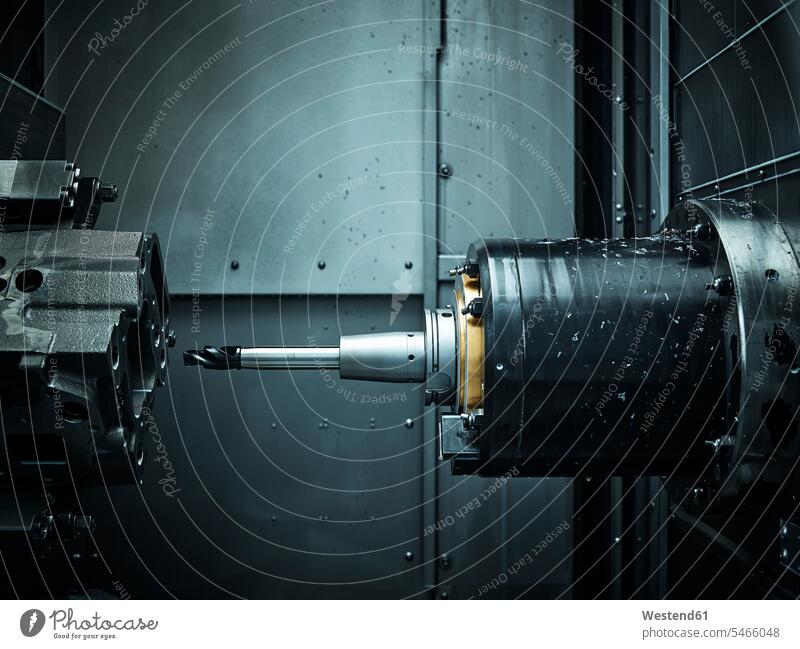 CNC machine, boring bit industry industrial detail Extreme Close-Up details accuracy accurate Precision Exactitude Exactness exact metal metals CNC machines