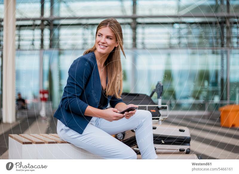 Always in Touch. Confident Young Woman in Smart Casual Wear Talking on the  Mobile Phone and Smiling while Standing Near Stock Image - Image of  businesswoman, smart: 127067681
