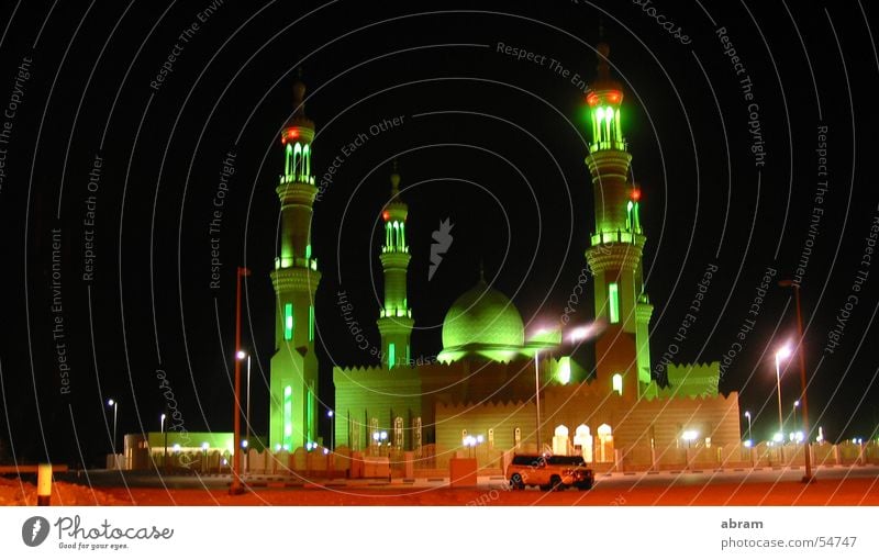 mosque near abu dhabi Mosque House of worship Islam Near and Middle East Visual spectacle Night light Abu Dhabi Allah Religion and faith Luxury Exterior shot