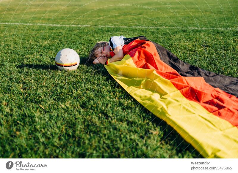 football laying on field