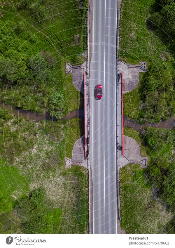 Aerial view of car at the bridge, Moscow, Russia motor vehicles road vehicle road vehicles Auto automobile Automobiles cars motorcar motorcars on the go