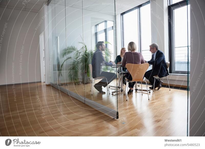 Business people having team meeting in office caucasian caucasian ethnicity caucasian appearance european indoors indoor shot Interiors indoor shots