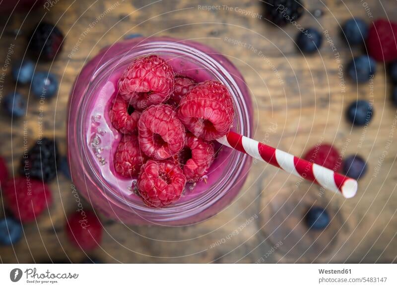 Glass of raspberry smoothie food and drink Nutrition Alimentation Food and Drinks Drinking Glasses ready to eat ready-to-eat tasty savoury yummy Mouth-watering