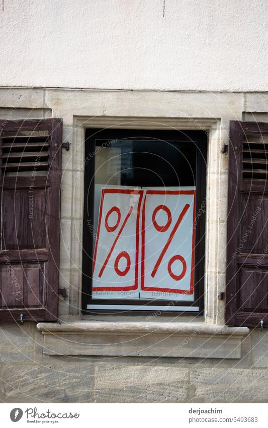 Percentages Percentages show the signs on the window percentages Text Word Typewriter Vintage Communication Close-up Window pane Slice Shutter