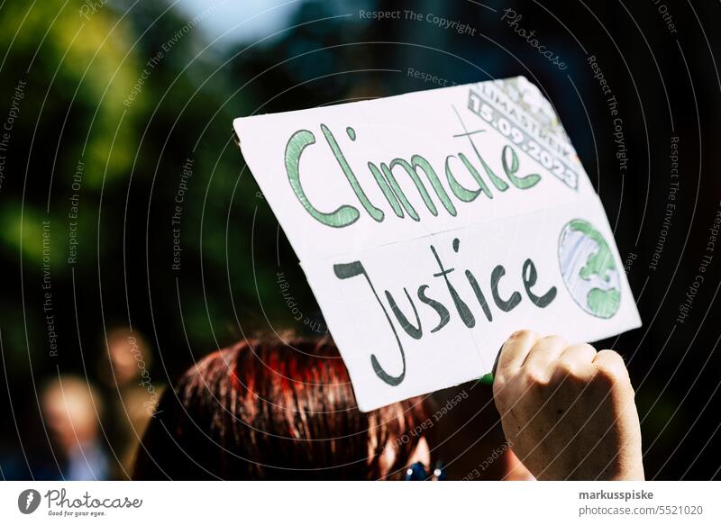 Climate Justice – Global Climate Strike – Protest Demonstration activist appeal atmosphere background blue change climate climate activist climate change cold