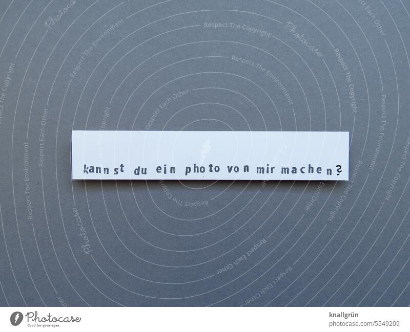 Can you take a picture of me? Photography Ask Take a photo Question mark Characters Colour photo Communicate Curiosity Deserted Isolated Image