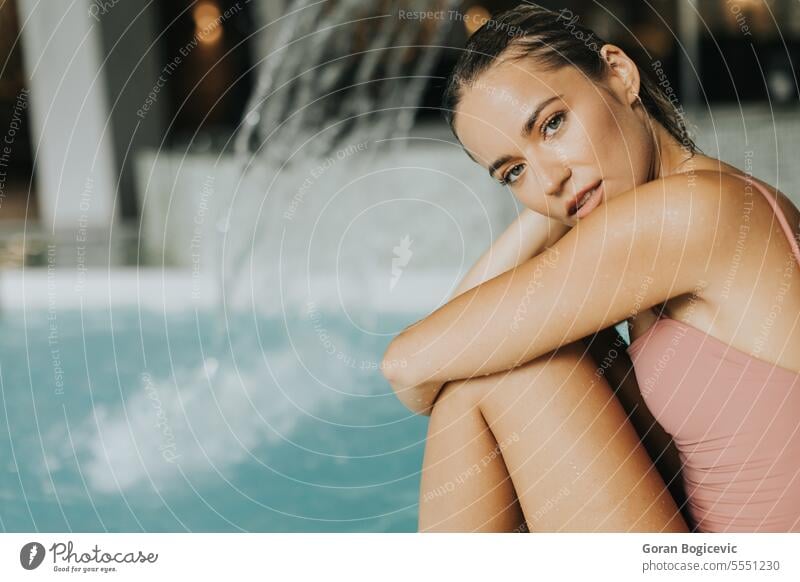 Young slim women in swimming pool - a Royalty Free Stock Photo from  Photocase
