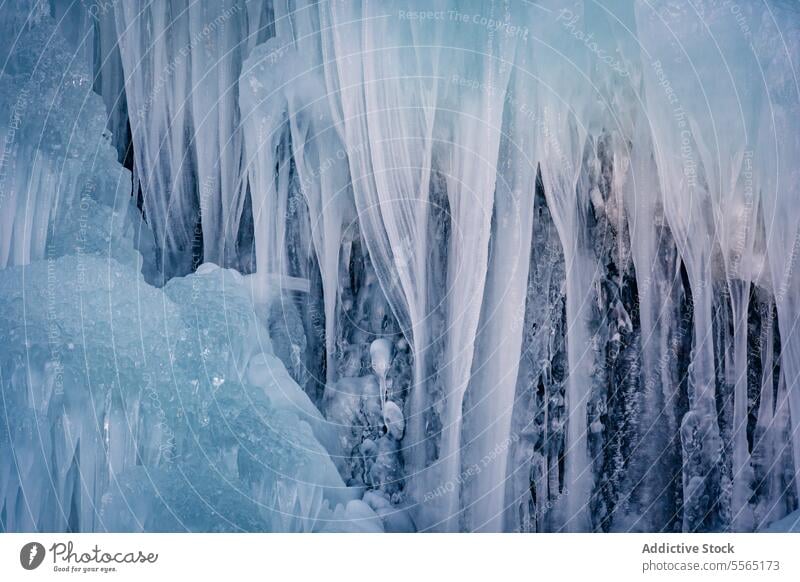 Intricate ice formations icicle winter snow close-up beauty nature cold Huesca frozen crystalline Spain icy structure detail frost chill white outdoors pattern