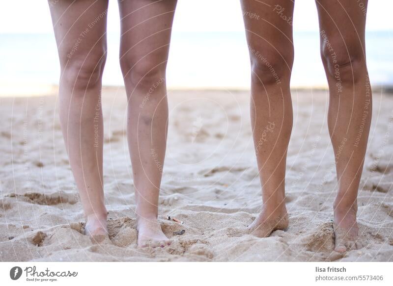 BARE LEGS - SKIN TONES Legs Naked naked legs women Naked flesh Sand Beach untanned Summer Vacation & Travel Tourism