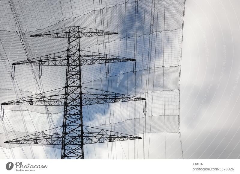 Power pole under grid Pole Electricity pylon transmission line Energy industry High voltage power line Power transmission Technology under construction Net