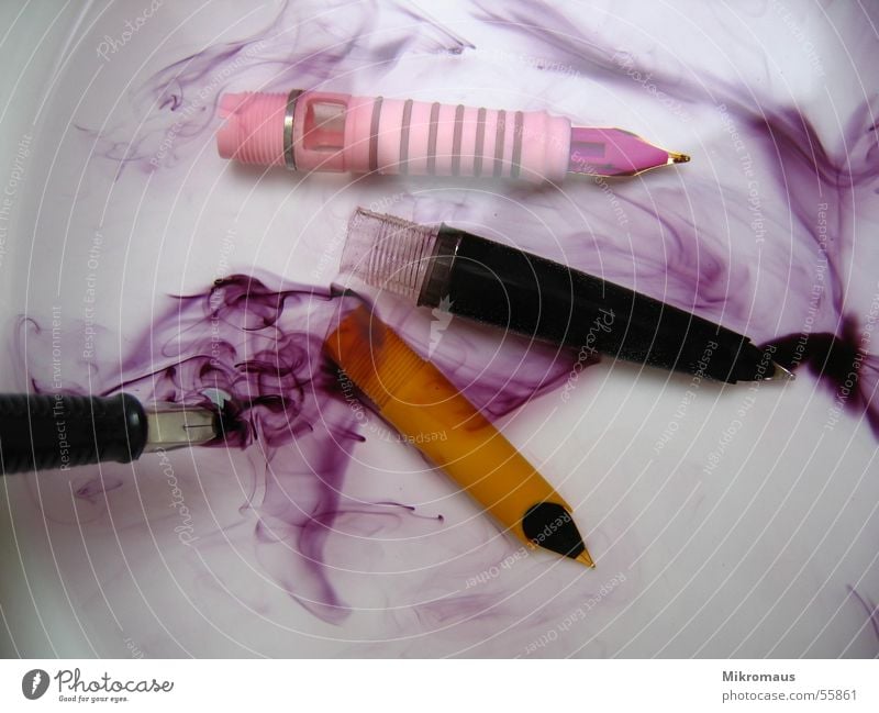 Write again - the second Ink Water Fountain pen Colour Dye Multicoloured Cleaning Writing utensil Obscure Daub