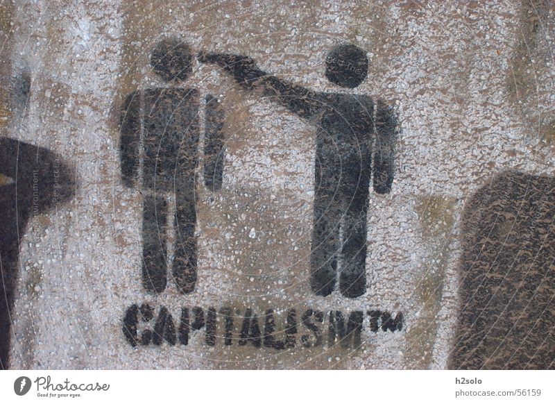 capitalism Wall (barrier) Capitalism Graffiti