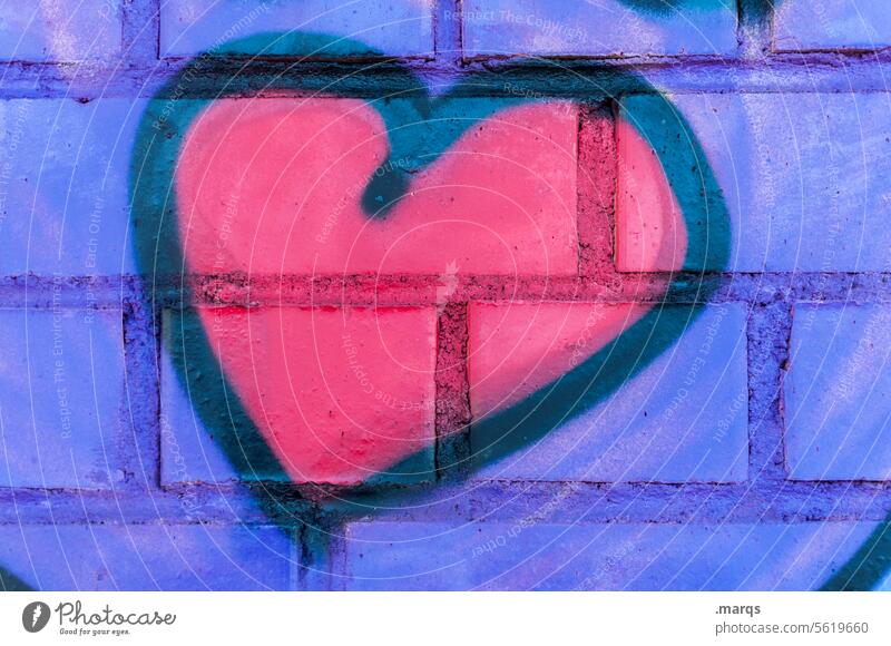 Color nice heart shape love symbol Royalty Free Vector Image