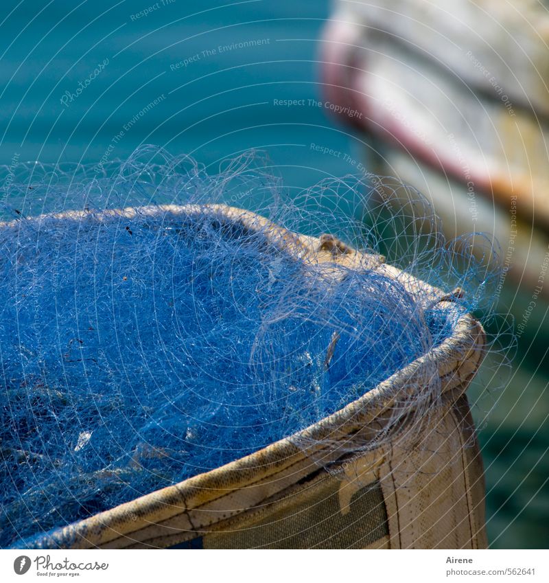 Fishing nets in two colors - a Royalty Free Stock Photo from Photocase