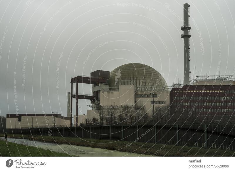 Nuclear phase-out I Brokdorf nuclear power plant shut down Nuclear power plant power station Energy Climate change Energy crisis Chernobyl fukushima