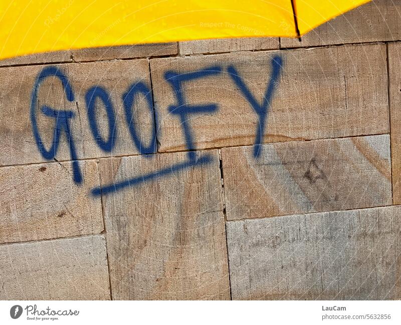 Goofy - the youth word 2023 goofy Youth word 2023 clumsy foolish hilarious Laughter make you laugh Funny Comic Comic strip character Dog Cartoon Cool