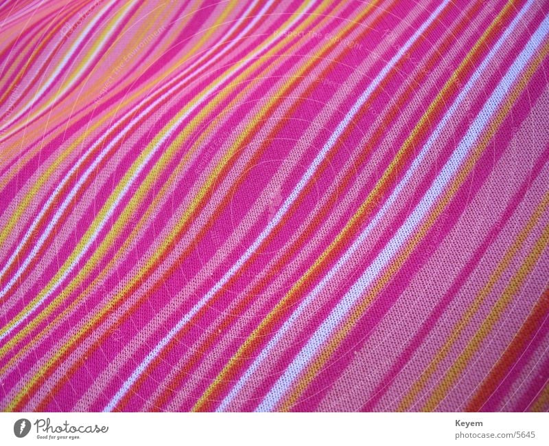 The summer dress Pattern Stripe Pink Dress Summer dress Cloth Textiles Macro (Extreme close-up) Close-up