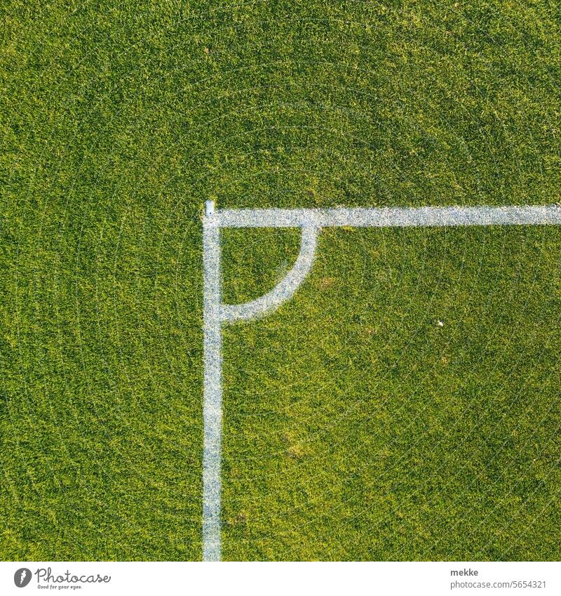 The flag is missing Sports Playing field Playing field parameters Corner Line angles 90° Arena plan UAV view Sporting grounds Ball sports Sporting Complex