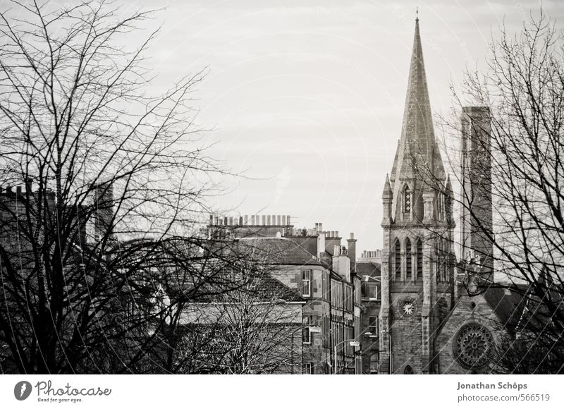 Edinburgh XI Great Britain Scotland Town Capital city Old town Skyline Populated House (Residential Structure) Church Manmade structures Building Architecture