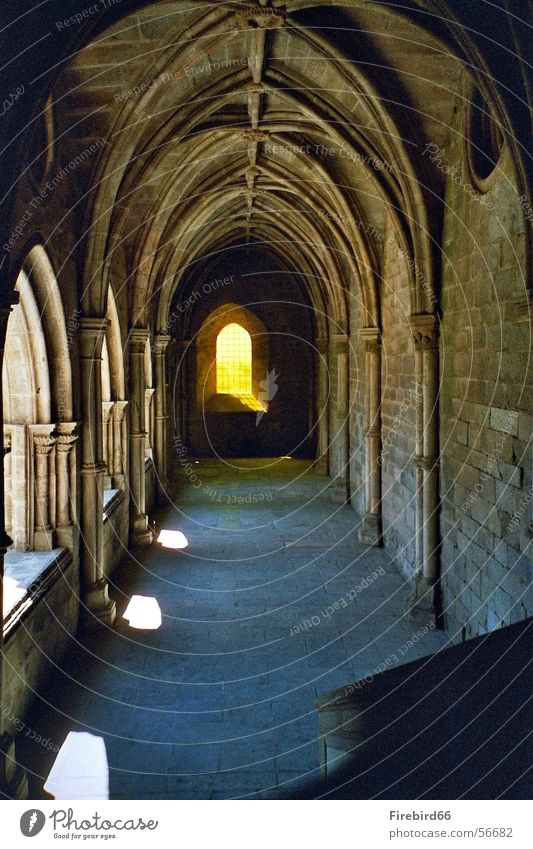The light at the end of the.... Light Window Tunnel Cathedral Shadow Corridor