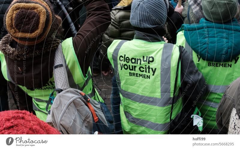 Demo in Bremen - keep the streets clean loud against the right make a mark Anti-fascism Protest Democracy Demonstration demonstrate Remark Meaningful protest