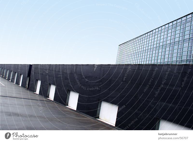 The other perspective European parliament Strasbourg Wall (barrier) Perspective Glass Line Sky Architecture
